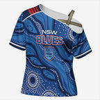NSW Blues Rugby Personalised Cross Shoulder Shirt Cockroaches 2026 Come On