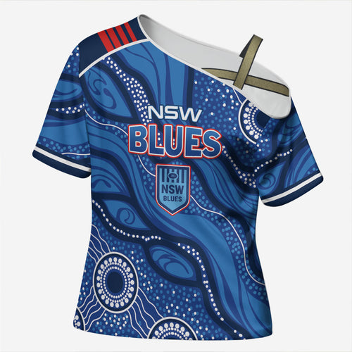 NSW Blues Rugby Personalised Cross Shoulder Shirt Cockroaches 2026 Come On