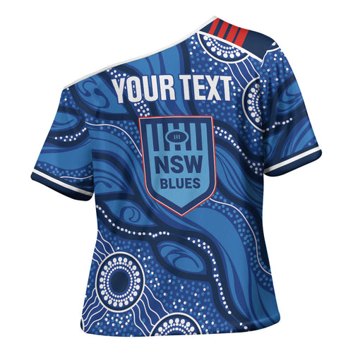 NSW Blues Rugby Personalised Cross Shoulder Shirt Cockroaches 2026 Come On