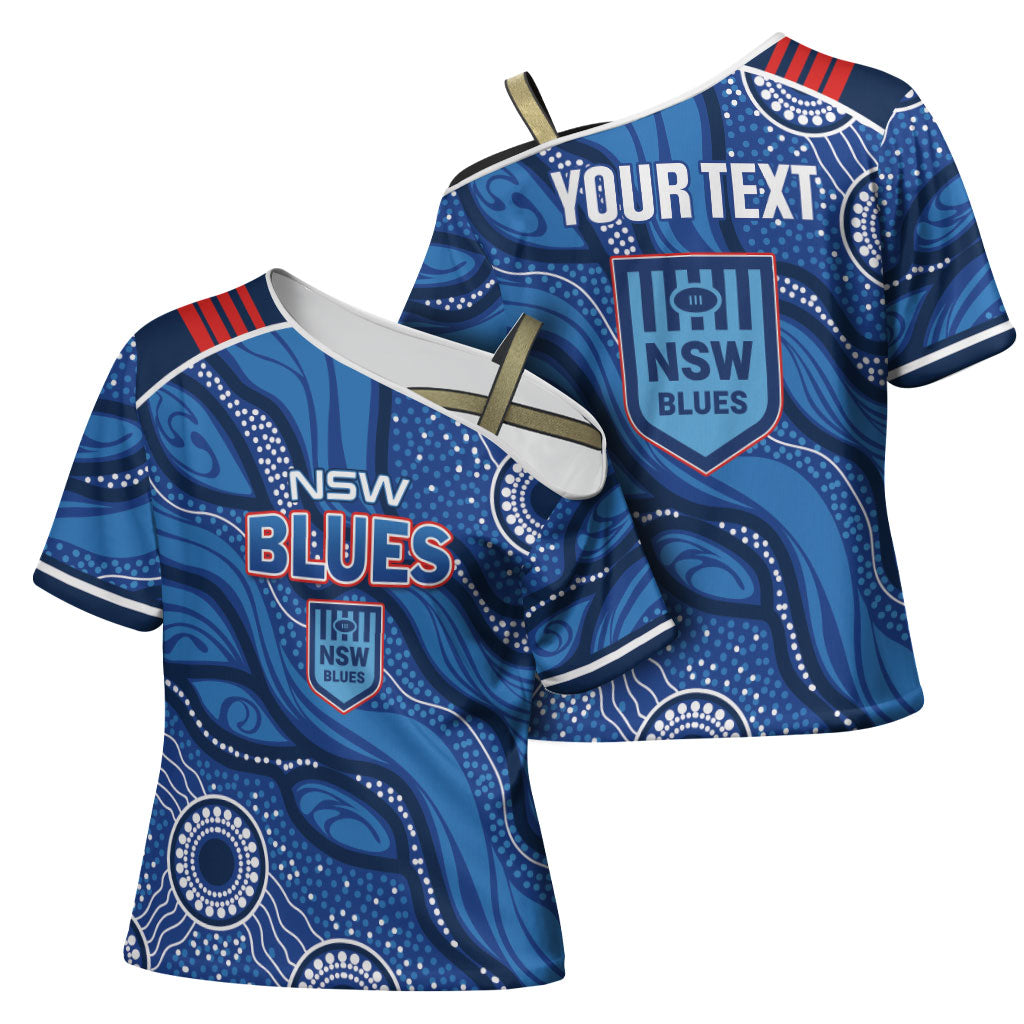 NSW Blues Rugby Personalised Cross Shoulder Shirt Cockroaches 2026 Come On