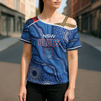 NSW Blues Rugby Personalised Cross Shoulder Shirt Cockroaches 2026 Come On