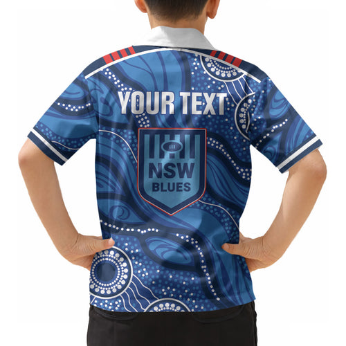 NSW Blues Rugby Personalised Kid Hawaiian Shirt Cockroaches 2026 Come On