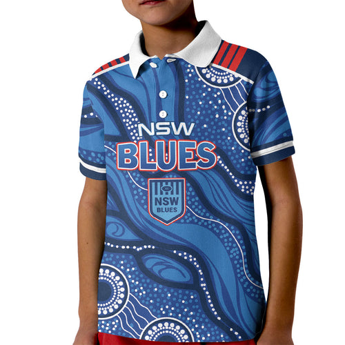 NSW Blues Rugby Personalised Kid Polo Shirt Cockroaches 2026 Come On