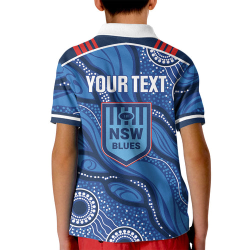NSW Blues Rugby Personalised Kid Polo Shirt Cockroaches 2026 Come On