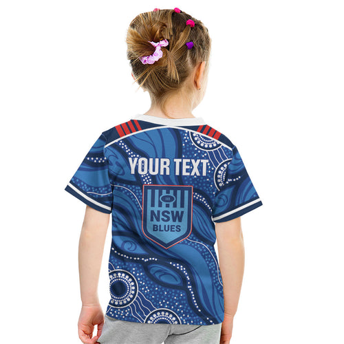 NSW Blues Rugby Personalised Kid T Shirt Cockroaches 2026 Come On