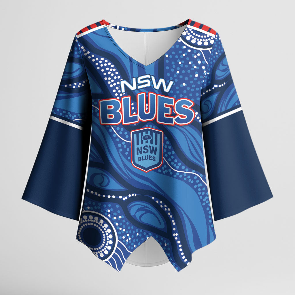 NSW Blues Rugby Personalised Kimono Sleeve Blouse Cockroaches 2026 Come On
