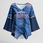 NSW Blues Rugby Personalised Kimono Sleeve Blouse Cockroaches 2026 Come On