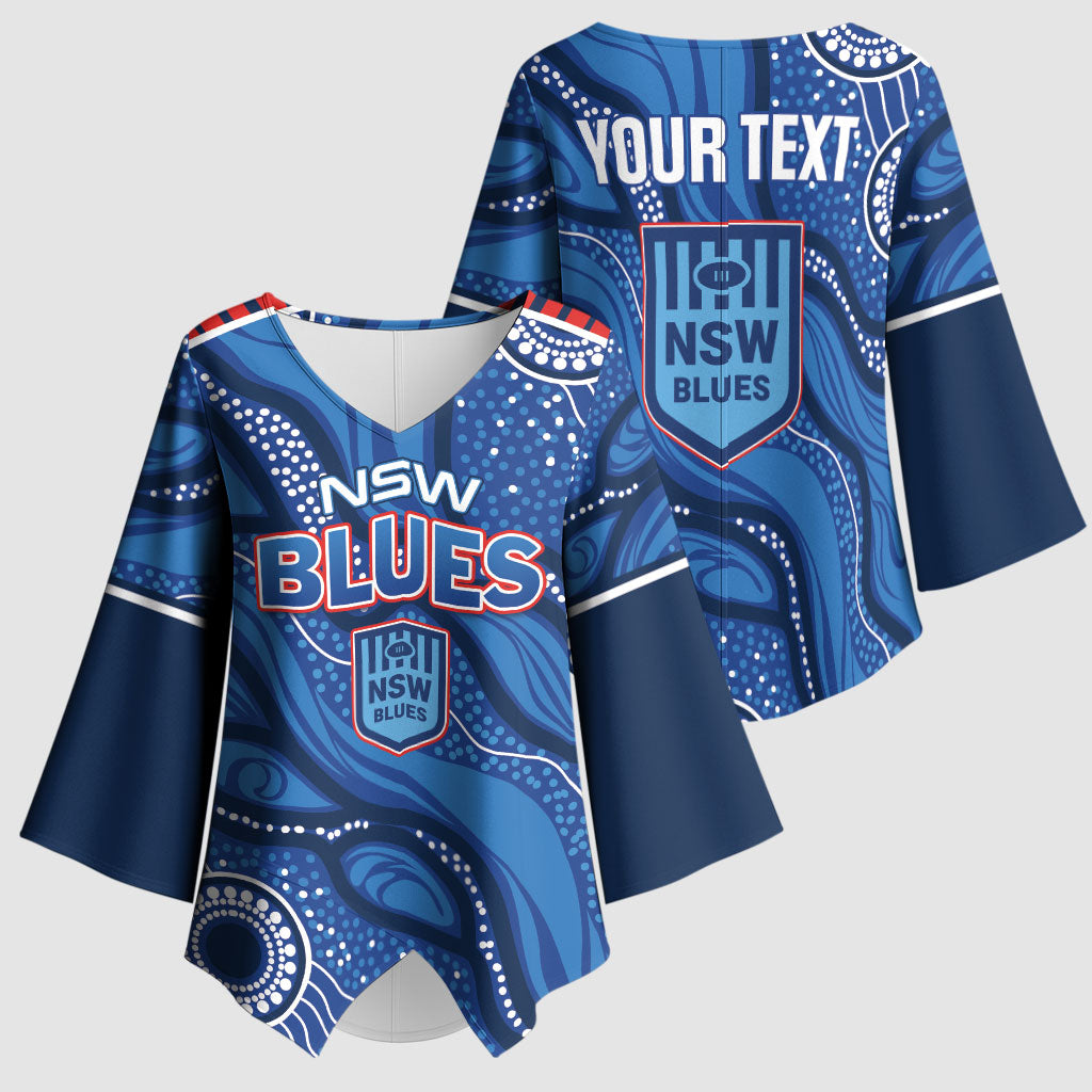NSW Blues Rugby Personalised Kimono Sleeve Blouse Cockroaches 2026 Come On