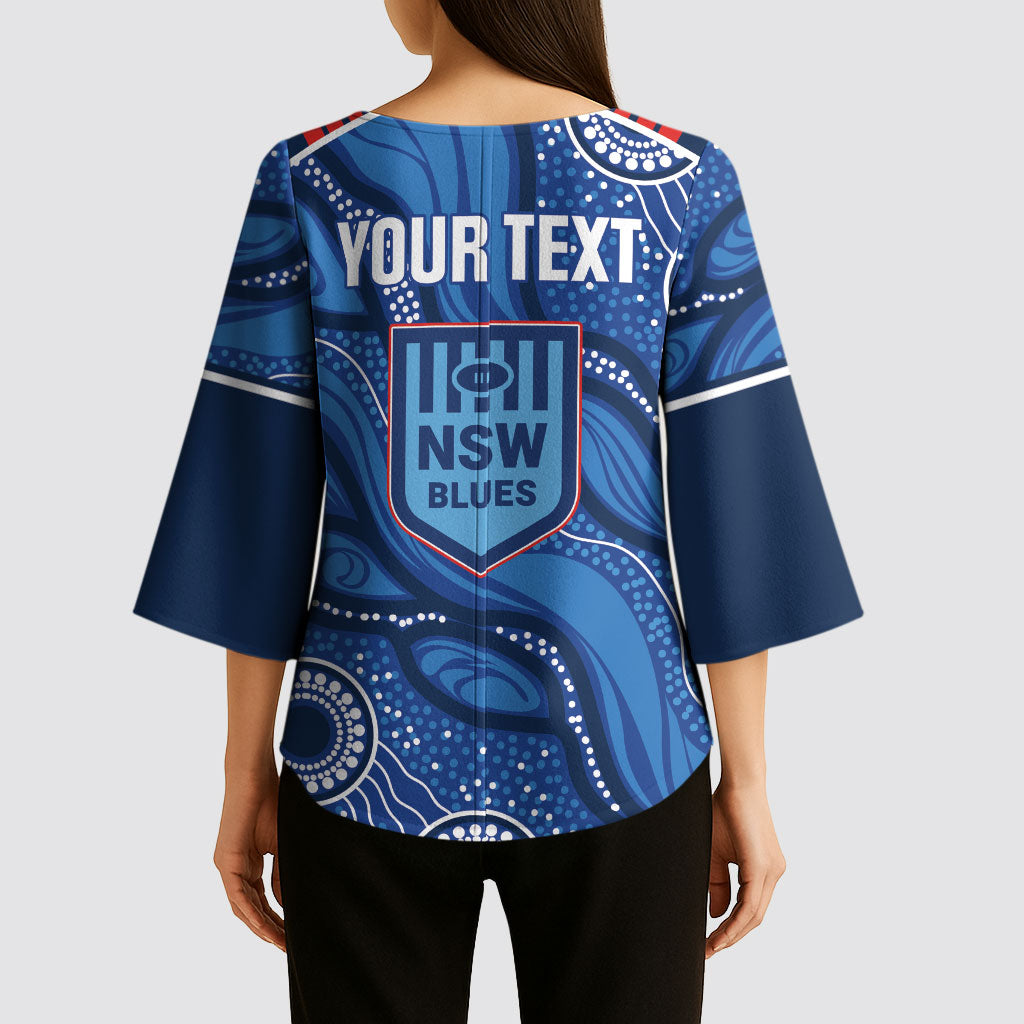 NSW Blues Rugby Personalised Kimono Sleeve Blouse Cockroaches 2026 Come On