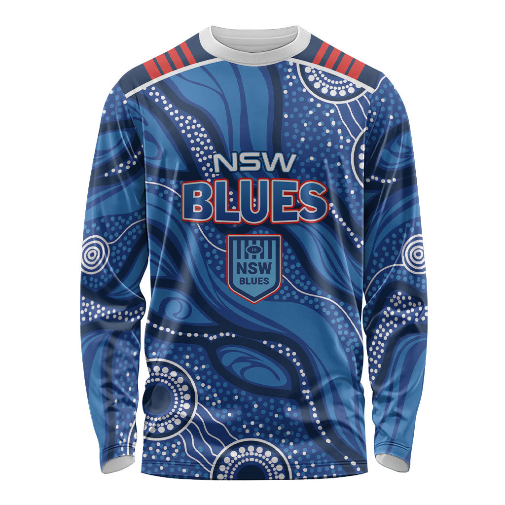 NSW Blues Rugby Personalised Long Sleeve Shirt Cockroaches 2026 Come On