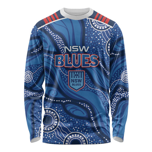 NSW Blues Rugby Personalised Long Sleeve Shirt Cockroaches 2026 Come On