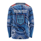 NSW Blues Rugby Personalised Long Sleeve Shirt Cockroaches 2026 Come On