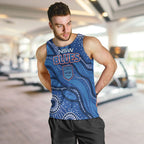NSW Blues Rugby Personalised Men Tank Top Cockroaches 2026 Come On