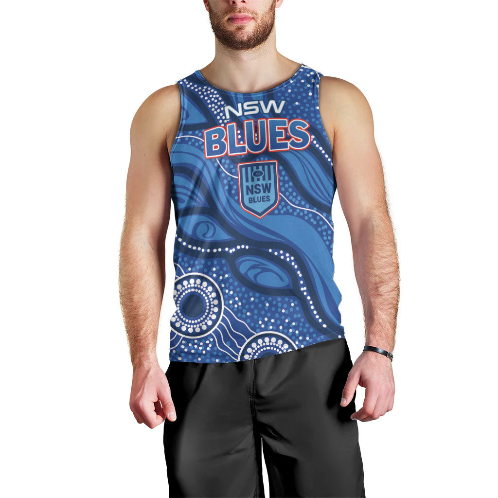 NSW Blues Rugby Personalised Men Tank Top Cockroaches 2026 Come On