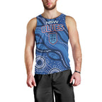 NSW Blues Rugby Personalised Men Tank Top Cockroaches 2026 Come On