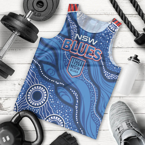 NSW Blues Rugby Personalised Men Tank Top Cockroaches 2026 Come On