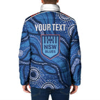 NSW Blues Rugby Personalised Padded Jacket Cockroaches 2026 Come On