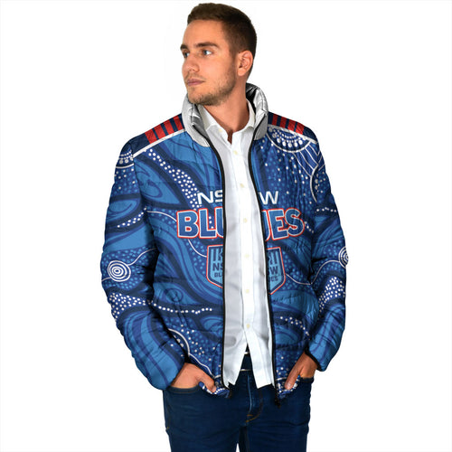 NSW Blues Rugby Personalised Padded Jacket Cockroaches 2026 Come On