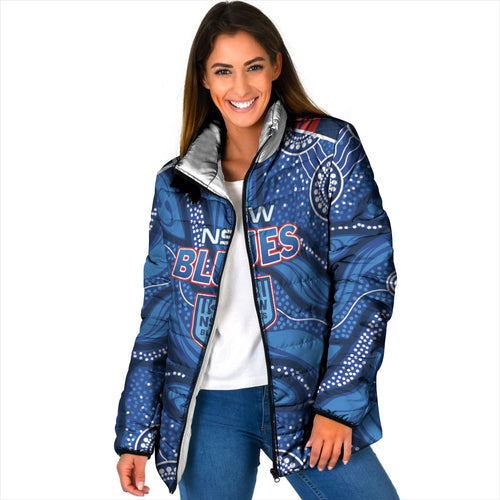 NSW Blues Rugby Personalised Padded Jacket Cockroaches 2026 Come On