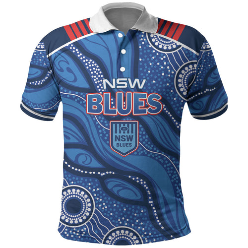 NSW Blues Rugby Personalised Polo Shirt Cockroaches 2026 Come On