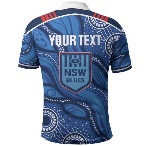 NSW Blues Rugby Personalised Polo Shirt Cockroaches 2026 Come On