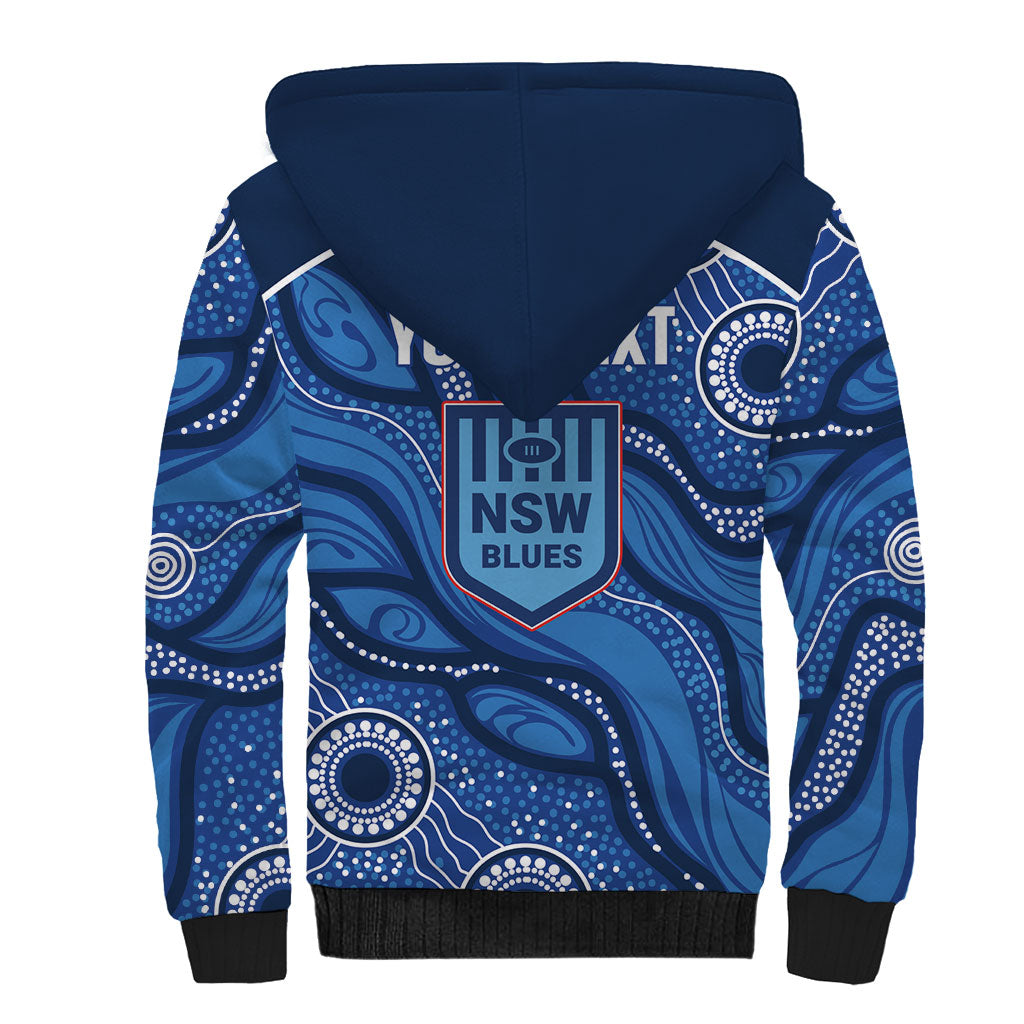 NSW Blues Rugby Personalised Sherpa Hoodie Cockroaches 2026 Come On