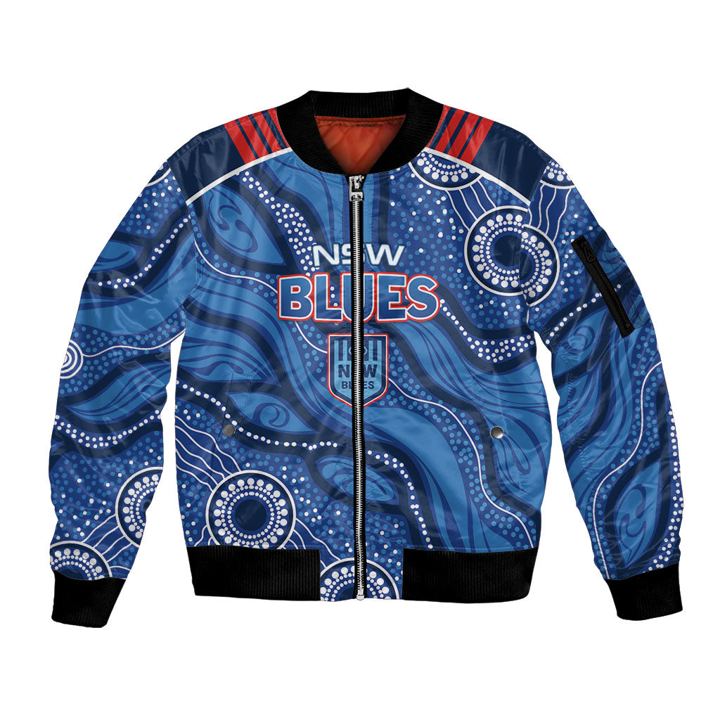 NSW Blues Rugby Personalised Sleeve Zip Bomber Jacket Cockroaches 2026 Come On