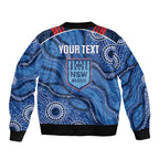 NSW Blues Rugby Personalised Sleeve Zip Bomber Jacket Cockroaches 2026 Come On