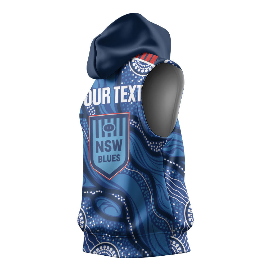NSW Blues Rugby Personalised Sleeveless Hoodie Cockroaches 2026 Come On