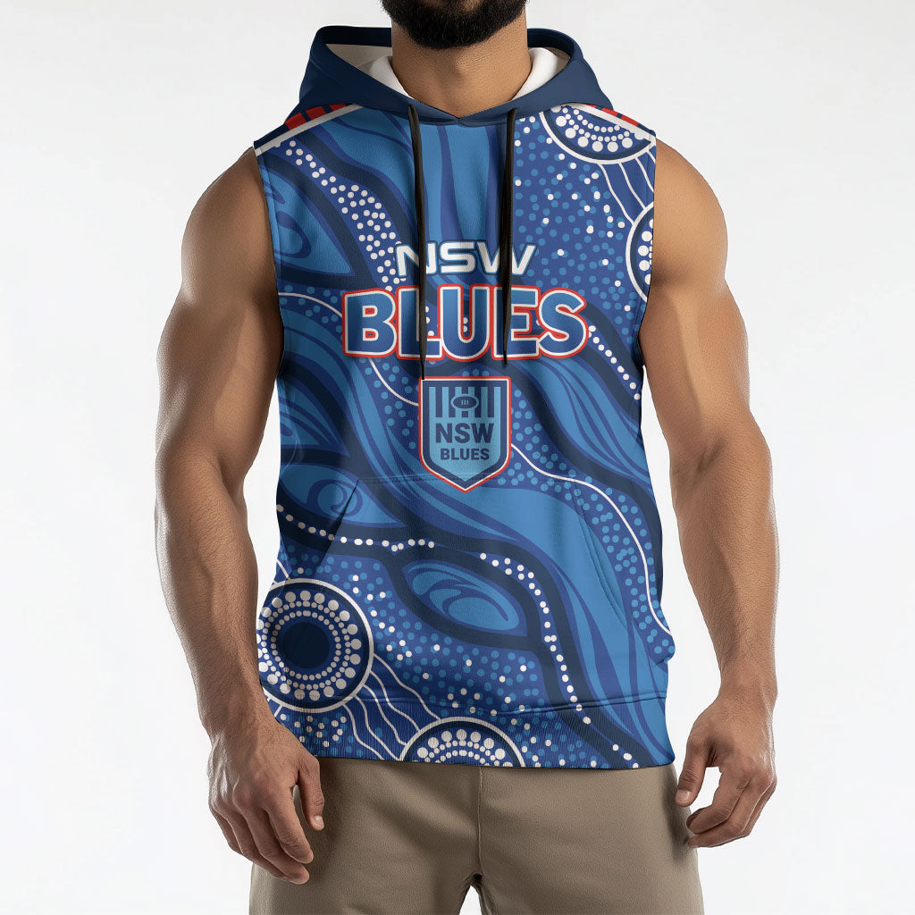 NSW Blues Rugby Personalised Sleeveless Hoodie Cockroaches 2026 Come On