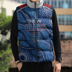 NSW Blues Rugby Personalised Sleeveless Puffer Jacket Cockroaches 2026 Come On