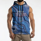 NSW Blues Rugby Personalised Sleeveless Zip Hoodie Cockroaches 2026 Come On