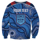 NSW Blues Rugby Personalised Sweatshirt Cockroaches 2026 Come On
