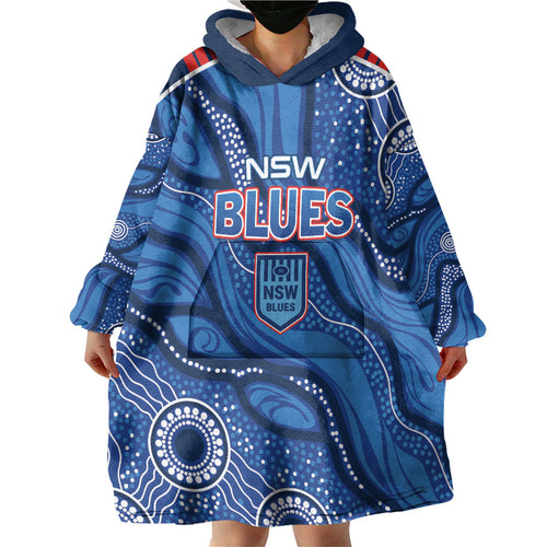 NSW Blues Rugby Personalised Wearable Blanket Hoodie Cockroaches 2026 Come On