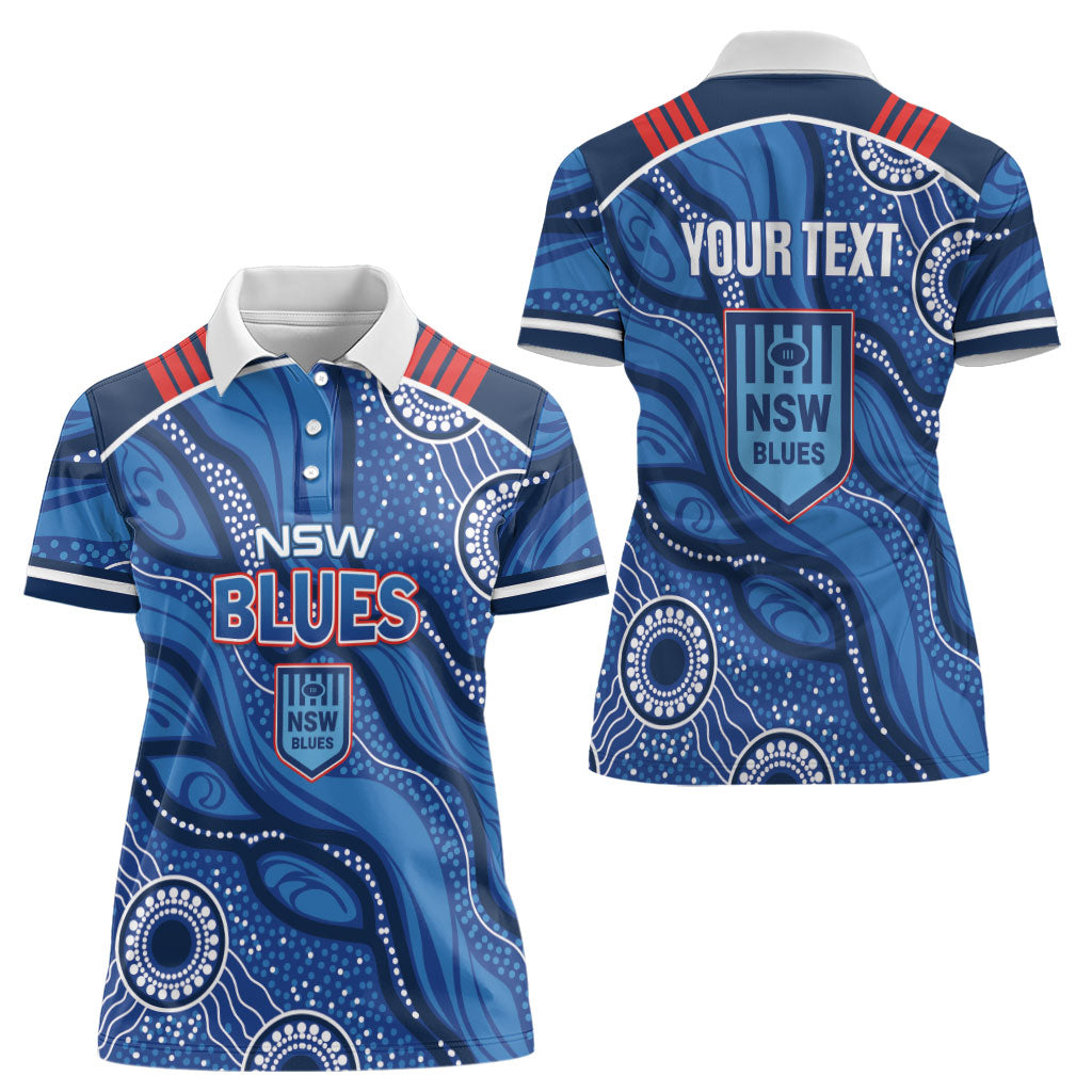 NSW Blues Rugby Personalised Women Polo Shirt Cockroaches 2026 Come On