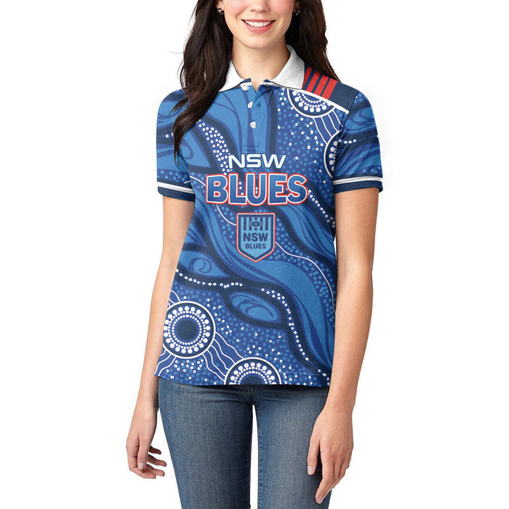 NSW Blues Rugby Personalised Women Polo Shirt Cockroaches 2026 Come On