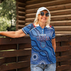 NSW Blues Rugby Personalised Women Polo Shirt Cockroaches 2026 Come On
