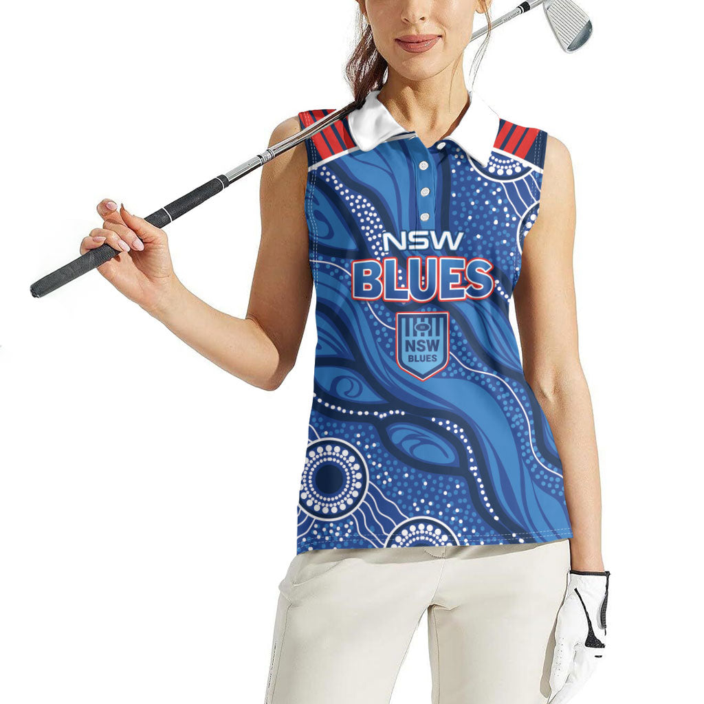 NSW Blues Rugby Personalised Women Sleeveless Polo Shirt Cockroaches 2026 Come On