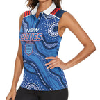 NSW Blues Rugby Personalised Women Sleeveless Polo Shirt Cockroaches 2026 Come On