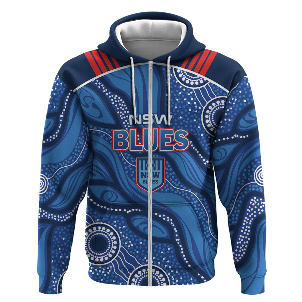 NSW Blues Rugby Personalised Zip Hoodie Cockroaches 2026 Come On