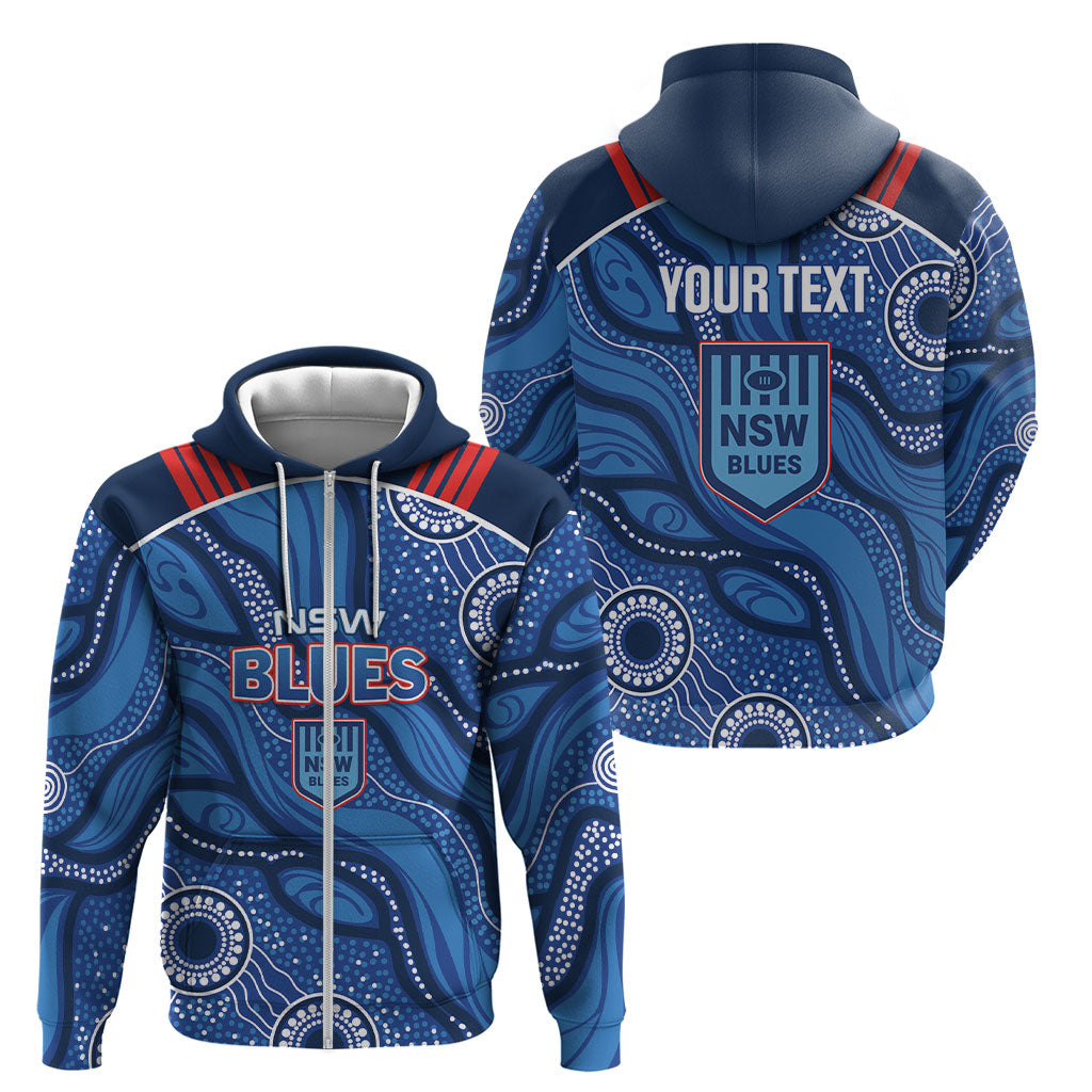 NSW Blues Rugby Personalised Zip Hoodie Cockroaches 2026 Come On