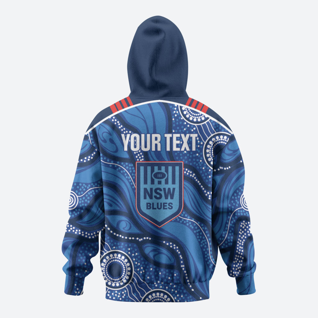 NSW Blues Rugby Personalised Zip Hoodie Cockroaches 2026 Come On