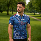 NSW Blues Rugby Personalised Zipper Polo Shirt Cockroaches 2026 Come On
