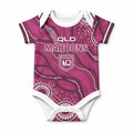 QLD Maroons Rugby Personalised Baby Onesie Cane Toads 2026 Come On