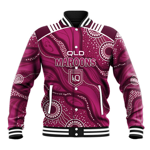 QLD Maroons Rugby Personalised Baseball Jacket Cane Toads 2026 Come On