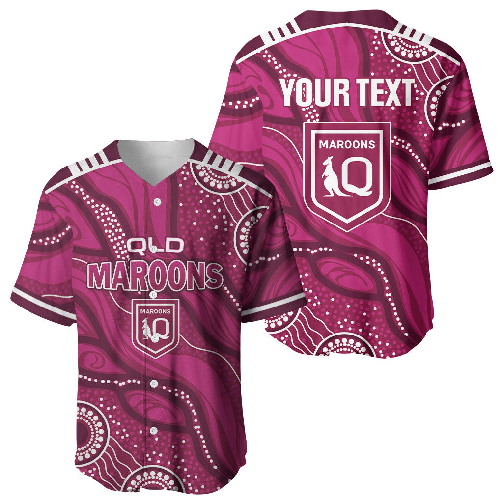 QLD Maroons Rugby Personalised Baseball Jersey Cane Toads 2026 Come On