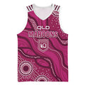QLD Maroons Rugby Personalised Basketball Jersey Cane Toads 2026 Come On