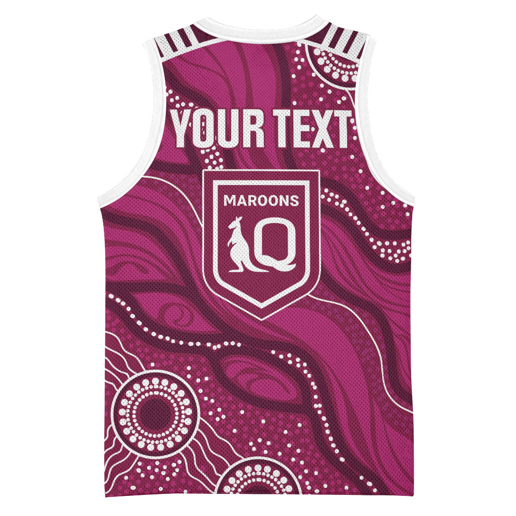 QLD Maroons Rugby Personalised Basketball Jersey Cane Toads 2026 Come On