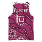 QLD Maroons Rugby Personalised Basketball Jersey Cane Toads 2026 Come On