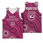 QLD Maroons Rugby Personalised Basketball Jersey Cane Toads 2026 Come On